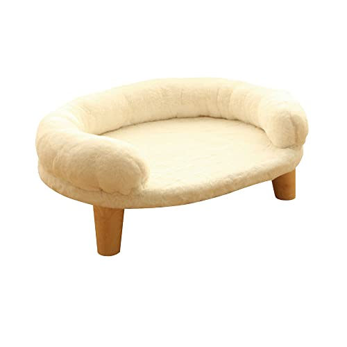 Katzenbett, erhöhtes Katzensofa, erhöhtes Haustiermöbelhaus, warme und gemütliche Haustierwohnungen mit Holzbeinen, Schlafsack für Kätzchen oder kleine Hunde, Kaninchen, abnehmbar und leicht zu Katzenbett, erhöhtes Katzensofa, erhöhtes Haustiermöbelhaus, warme und gemütliche Haustierwohnungen mit Holzbeinen, Schlafsack für Kätzchen oder kleine Hunde, Kaninchen, abnehmbar und leicht zu von NEAFP