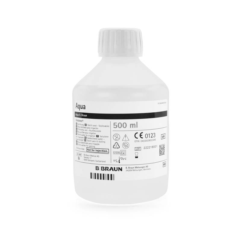 Nebu-Tec Steriles Wasser 500 ml Zur Reinigung von Mesh-Verneblern Nebu-Tec Steriles Wasser 500 ml Zur Reinigung von Mesh-Verneblern von NEBU-TEC