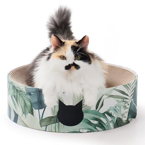 NECOICHI Katzenkratznapf für Indoor-Katzen - Katzenkratzliege mit wendbarer Nutzbarkeit und extra Komfort für Lounge, Pappbett Couch von NECOICHI