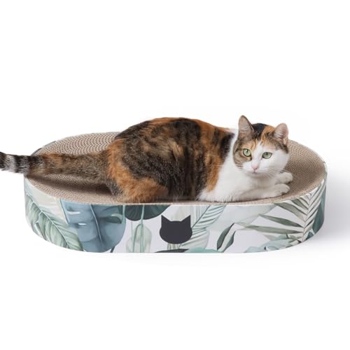 NECOICHI Katzenkratzschale Kapsel für Indoor Katzen - Katzenkratzliege mit wendbarer Nutzbarkeit und extra Komfort für Lounge, Pappbett Couch von NECOICHI