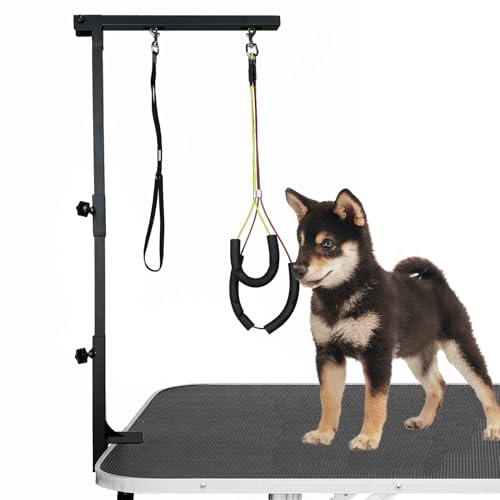 NEECONG Hundepflege-Arm mit Klemme, 91,4 cm, höhenverstellbar, zwei nicht sitzende Haunch-Halter, dreiteiliges Design, geeignet für große, kleine Hunde und Katzen NEECONG Hundepflege-Arm mit Klemme, 91,4 cm, höhenverstellbar, zwei nicht sitzende Haunch-Halter, dreiteiliges Design, geeignet für große, kleine Hunde und Katzen von NEECONG