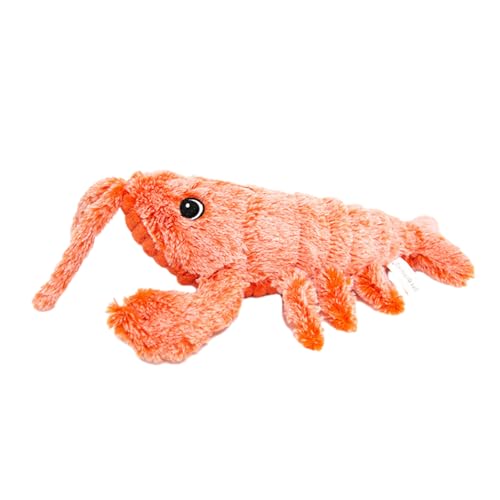 NEECS Interactive Cat Toy, Plush Cat Entertainment Toy, Washable Stuffed Animal Dog Toys, Electric Flopping Lobster Toy, Pet Plush Toy, Washable Cute Cat Toys for Puppy, Dog, Cats for Indoor Outdoor von NEECS