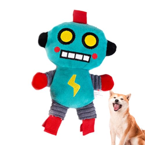 NEECS Kauspielzeug für Hunde, Kauspielzeug für Hunde - Pet Sound Quietschendes Kauspielzeug Plüsch,Roboter-Plüsch-Kauspielzeug, Plüsch-Hundespielzeug für Katzen, kleine mittelgroße Hunde und Welpen von NEECS