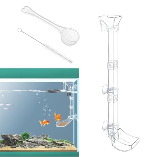 Fisch-Futterrohr, Garnelen-Futternapf | Aquarium-Futterröhrchen-Set | Aquarium-Futterrohr-Set für Garnelen, Fische und andere Wassertiere Fisch-Futterrohr, Garnelen-Futternapf | Aquarium-Futterröhrchen-Set | Aquarium-Futterrohr-Set für Garnelen, Fische und andere Wassertiere von NEFLUM