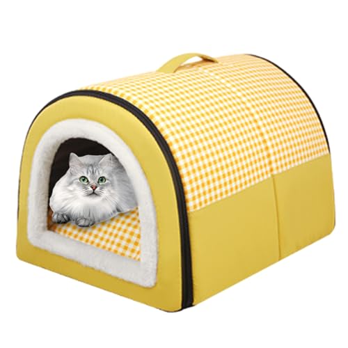 Haustierhaus für den Innenbereich, Überdachtes Katzenbettzelt, Freistehendes Haustierbett, Kätzchenversteck, rutschfestes Katzenhaus, Zelt, Haustierhaus für Katzen, Hunde, Kaninchen im Haustierhaus für den Innenbereich, Überdachtes Katzenbettzelt, Freistehendes Haustierbett, Kätzchenversteck, rutschfestes Katzenhaus, Zelt, Haustierhaus für Katzen, Hunde, Kaninchen im von NEFLUM