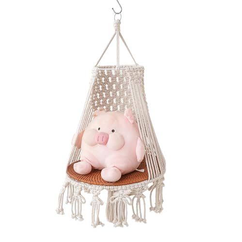 Katzen-Makramee-Hängematte,Katzen-Makramee-Hängematte - Haustier-Hängemattenbett | Makramee-Katzenhängematte, Boho-Hängekatzenbett, Katzenschaukelbett, Quaste, Wandteppich, Katzenregal, Baumwollseil, Katzen-Makramee-Hängematte,Katzen-Makramee-Hängematte - Haustier-Hängemattenbett | Makramee-Katzenhängematte, Boho-Hängekatzenbett, Katzenschaukelbett, Quaste, Wandteppich, Katzenregal, Baumwollseil, von NEFLUM