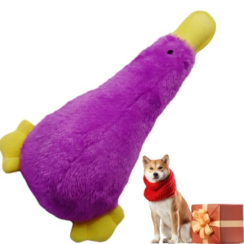 Gefülltes Enten-Plüsch-Hundespielzeug,Enten-Plüsch-Hundespielzeug - Plüsch-Hundespielzeug, Quietsche-Ente, Welpenspielzeug - Langlebiges Haustierspielzeug, sicheres Welpenspielzeug zum Spielen, Gefülltes Enten-Plüsch-Hundespielzeug,Enten-Plüsch-Hundespielzeug - Plüsch-Hundespielzeug, Quietsche-Ente, Welpenspielzeug - Langlebiges Haustierspielzeug, sicheres Welpenspielzeug zum Spielen, von NEFLUM
