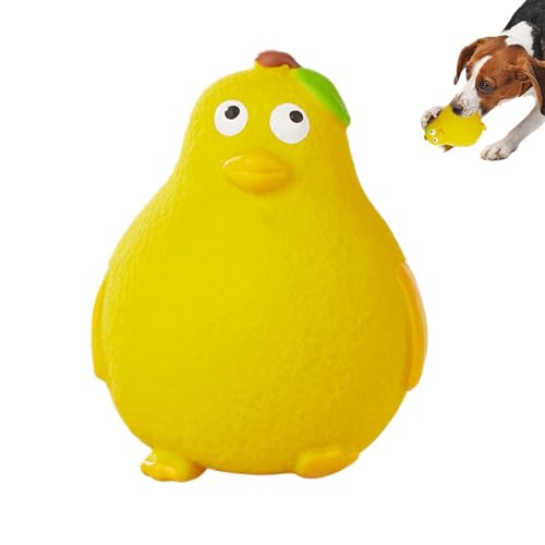 NEFLUM Quietschendes Hundespielzeug,Quietschendes Hundespielzeug - Grunzender Quietscher für Welpen - Lustiges sensorisches Zungenquetschspielzeug, Quietscher, gelbe Latexkugeln in Birnen- und NEFLUM Quietschendes Hundespielzeug,Quietschendes Hundespielzeug - Grunzender Quietscher für Welpen - Lustiges sensorisches Zungenquetschspielzeug, Quietscher, gelbe Latexkugeln in Birnen- und von NEFLUM