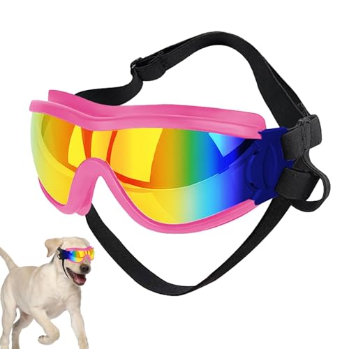 NEFLUM Sonnenbrille für Hunde, effektiver UV-Schutz, Anti-Beschlag-Hundebekleidung und Zubehör für kleine, mittelgroße und große Hunde von NEFLUM