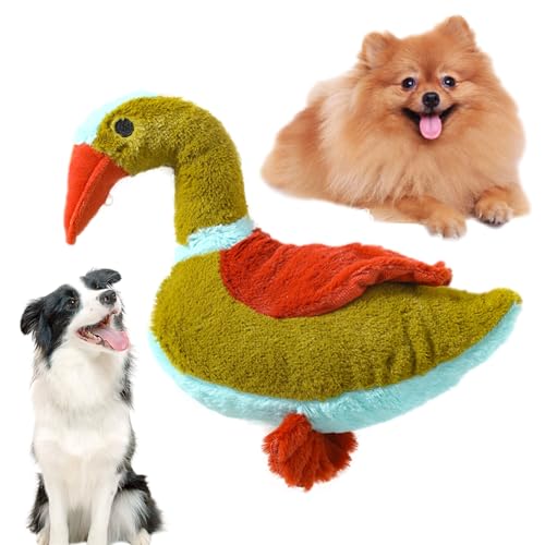 NEFLUM Stofftier-Welpenspielzeug, interaktives Hundespielzeug, bissfest, robust, bezaubernd, quietschendes Spielzeug für große Hunde und aggressive Kauer von NEFLUM