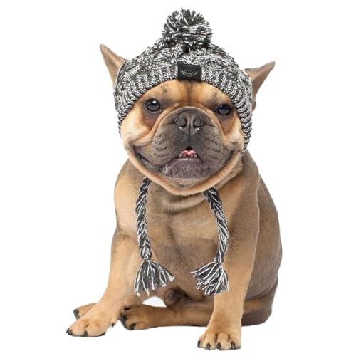 NEFLUM Warme Haustier-Hundemütze, Hundestrickmütze,Herbst- und Wintermütze für Hunde - Haustier-Hundezubehör für kaltes Wetter, verstellbare Hüte für Camping, Reisen, Zuhause, Hof, Park NEFLUM Warme Haustier-Hundemütze, Hundestrickmütze,Herbst- und Wintermütze für Hunde - Haustier-Hundezubehör für kaltes Wetter, verstellbare Hüte für Camping, Reisen, Zuhause, Hof, Park von NEFLUM