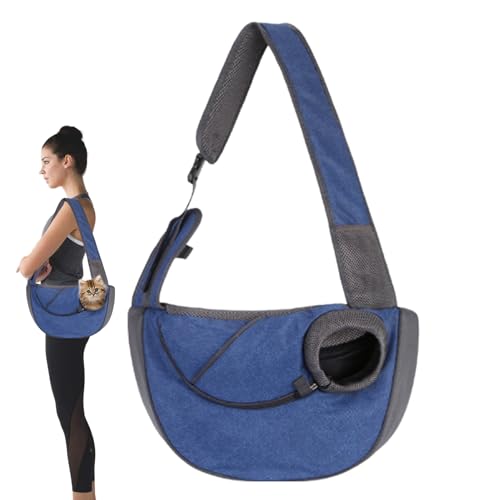 Pet Sling Carrier For Small Dogs | Cat Carrier Tote Bag Shoulder Bag - Adjustable Cat Sling Carrier, Washable Soft Breathable Dog Carrying Sling For Puppy Cats, Small Dogs Neflum von NEFLUM