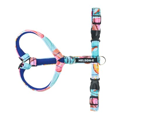 NELSON-X Soft Guard HUNDEGESCHIRR, GEFÜTTERT MIT WEICHEM MESH, KOMFORTABEL, LANGLEBIG (L, Kekse) von NELSON-X