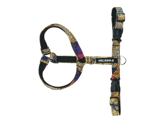 NELSON-X Soft Guard HUNDEGESCHIRR, GEFÜTTERT MIT WEICHEM MESH, KOMFORTABEL, LANGLEBIG (L, Mandalas) von NELSON-X