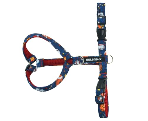 NELSON-X Soft Guard HUNDEGESCHIRR, GEFÜTTERT MIT WEICHEM MESH, KOMFORTABEL, LANGLEBIG (M, Sport) von NELSON-X