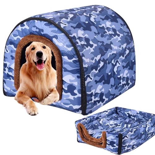 Doghouse Katzen-Unterschlupf, abnehmbares Katzenhöhle, Bett, Katzenhaus, Hundesofa, Haustierbetten, Welpenhaus, Haustiernest, Zwinger mit rutschfester Unterseite für kleine, mittelgroße Hunde, 48 x 52 Doghouse Katzen-Unterschlupf, abnehmbares Katzenhöhle, Bett, Katzenhaus, Hundesofa, Haustierbetten, Welpenhaus, Haustiernest, Zwinger mit rutschfester Unterseite für kleine, mittelgroße Hunde, 48 x 52 von NENIUX