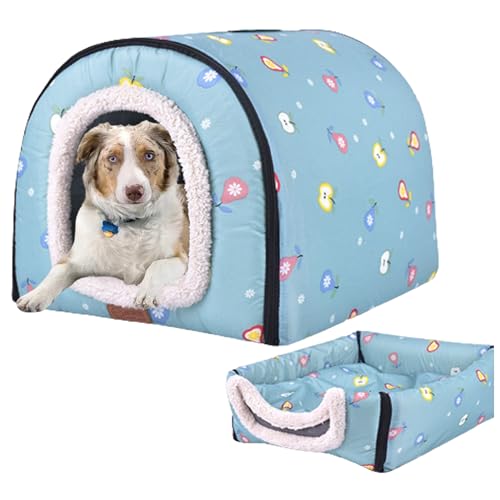 Haustier-Katzenhaus Hundebetten, waschbar, Hundehütte, Katzenhöhle, Hundehaus, Katzenhaus/Katzenhaus/Iglu-Bett mit rutschfester Unterseite für Haustiere, Welpen, Kätzchen, Innenbereich, 48 x 40 x 33 Haustier-Katzenhaus Hundebetten, waschbar, Hundehütte, Katzenhöhle, Hundehaus, Katzenhaus/Katzenhaus/Iglu-Bett mit rutschfester Unterseite für Haustiere, Welpen, Kätzchen, Innenbereich, 48 x 40 x 33 von NENIUX