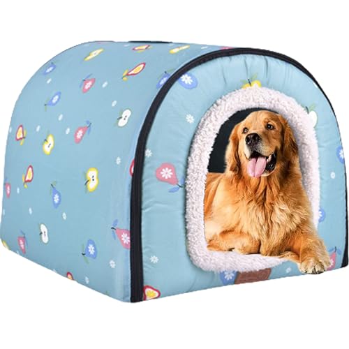 Haustierhaus für den Innenbereich, Haustiernest, Hundehaus, Hundebetten, Zwinger, abnehmbar, waschbar, Katzenbetten, Iglu-Bett mit rutschfester Unterseite für kleine, mittelgroße Hunde, Katzen, 48 x Haustierhaus für den Innenbereich, Haustiernest, Hundehaus, Hundebetten, Zwinger, abnehmbar, waschbar, Katzenbetten, Iglu-Bett mit rutschfester Unterseite für kleine, mittelgroße Hunde, Katzen, 48 x von NENIUX