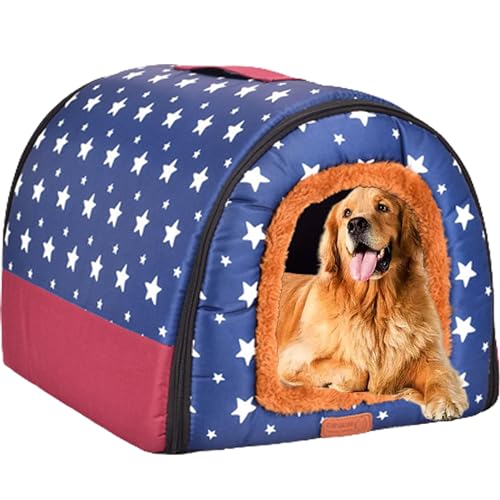 Haustierhaus für den Innenbereich, Haustiernest, Hundehaus, Hundebetten, Zwinger, abnehmbar, waschbar, Katzenbetten, Iglu-Bett mit rutschfester Unterseite für kleine, mittelgroße Hunde, Katzen, 48 x Haustierhaus für den Innenbereich, Haustiernest, Hundehaus, Hundebetten, Zwinger, abnehmbar, waschbar, Katzenbetten, Iglu-Bett mit rutschfester Unterseite für kleine, mittelgroße Hunde, Katzen, 48 x von NENIUX