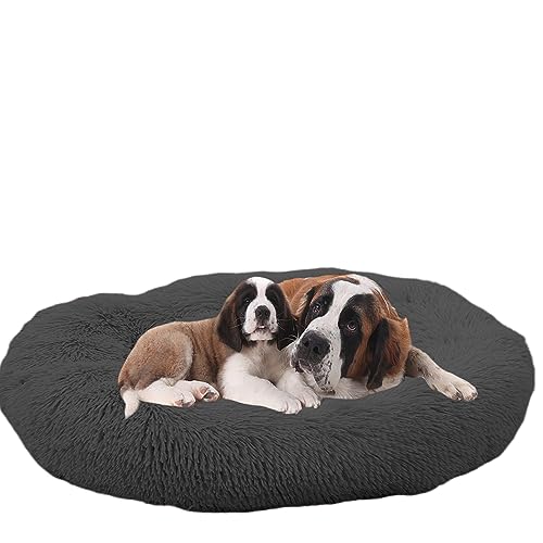 NENIUX Beruhigendes Hunde- und Katzenbett, Donut-Haustierbett, rund, warmes Hundebett, Nestkissen, Welpenbetten mit rutschfester Unterseite für große, mittelgroße und kleine Hunde und Katzen, NENIUX Beruhigendes Hunde- und Katzenbett, Donut-Haustierbett, rund, warmes Hundebett, Nestkissen, Welpenbetten mit rutschfester Unterseite für große, mittelgroße und kleine Hunde und Katzen, von NENIUX