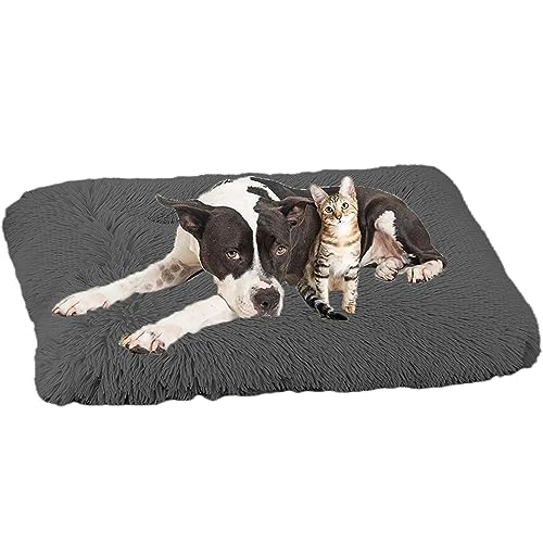 NENIUX Große Hundekäfig-Matratze, Anti-Angst-Hundekissen, Betten, Hundebetten, Haustierkissen, Katzenpolster mit rutschfester Unterseite für kleine, große, mittelgroße Hunde, Haustiere, Katzen, 65 x NENIUX Große Hundekäfig-Matratze, Anti-Angst-Hundekissen, Betten, Hundebetten, Haustierkissen, Katzenpolster mit rutschfester Unterseite für kleine, große, mittelgroße Hunde, Haustiere, Katzen, 65 x von NENIUX
