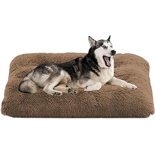 NENIUX Hundebett für mittelgroße und kleine Hunde und Katzen, waschbar, Hundebetten, Haustierbetten, Hundekissen, Hundekäfig-Pad mit rutschfester Unterseite, selbstwärmende Welpenmatte, NENIUX Hundebett für mittelgroße und kleine Hunde und Katzen, waschbar, Hundebetten, Haustierbetten, Hundekissen, Hundekäfig-Pad mit rutschfester Unterseite, selbstwärmende Welpenmatte, von NENIUX