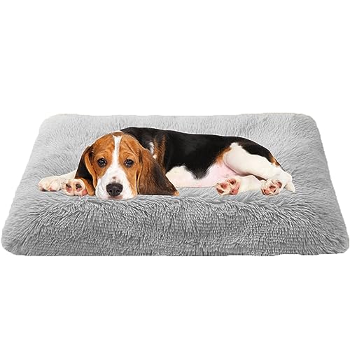 NENIUX Hundekäfigbett, Haustierbett, beruhigende Hundebetten, Zwinger-Pad, Welpenmatte, Hundekäfig-Matratze, rutschfestes Hundekissen, Hundekissen, Katzenpolster für kleine, große, mittelgroße Hunde, NENIUX Hundekäfigbett, Haustierbett, beruhigende Hundebetten, Zwinger-Pad, Welpenmatte, Hundekäfig-Matratze, rutschfestes Hundekissen, Hundekissen, Katzenpolster für kleine, große, mittelgroße Hunde, von NENIUX