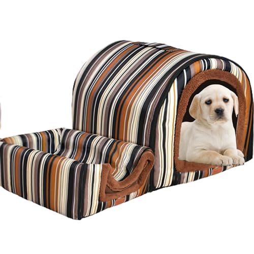 Waschbare Hundehütte, Welpenhaus, Zwinger-Pad, Haustier-Sofakissen, Katzen-Nistkissen, Katzenhaus, Haustierbett mit rutschfester Unterseite für kleine, mittelgroße Hunde, Katzen, 48 x 52 x 30 cm, Waschbare Hundehütte, Welpenhaus, Zwinger-Pad, Haustier-Sofakissen, Katzen-Nistkissen, Katzenhaus, Haustierbett mit rutschfester Unterseite für kleine, mittelgroße Hunde, Katzen, 48 x 52 x 30 cm, von NENIUX