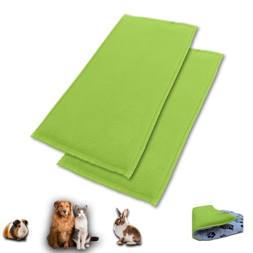 NEO SOLVO 2 Stück Fleece Spielplatzmatte für Meerschweinchen und Kaninchen - Alles in einem: eine Decke, EIN riesiger Tunnel, EIN Haus, EIN Kissen und EIN Bett - 70 cm x 105 cm - Grün NEO SOLVO 2 Stück Fleece Spielplatzmatte für Meerschweinchen und Kaninchen - Alles in einem: eine Decke, EIN riesiger Tunnel, EIN Haus, EIN Kissen und EIN Bett - 70 cm x 105 cm - Grün von NEO SOLVO