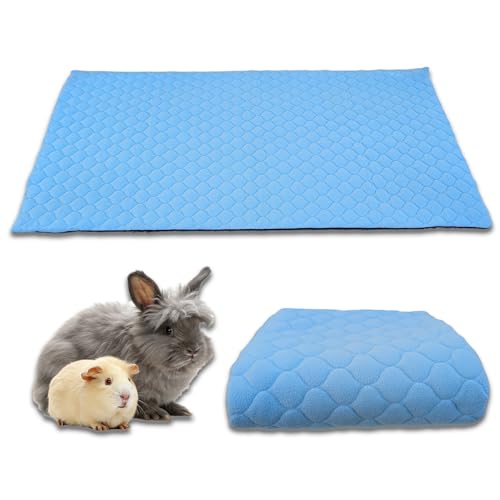 NEO SOLVO Käfigeinlage für Kaninchen und Meerschweinchen mit Abnehmbarer Fleece-Tunneldecke - perfekte Einstreu für Innenkäfige und C&C - saugfähig, wasserdicht - 60 x 50 cm - Blau NEO SOLVO Käfigeinlage für Kaninchen und Meerschweinchen mit Abnehmbarer Fleece-Tunneldecke - perfekte Einstreu für Innenkäfige und C&C - saugfähig, wasserdicht - 60 x 50 cm - Blau von NEO SOLVO