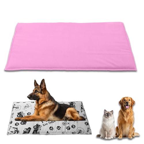 NEO SOLVO Wendekissen für Hunde und Katzen – weiche und saugfähige Fleece-Vorderseite und glatte und frische Seite aus Polyester – erhältlich in 3 Farben und 4 Größen von NEO SOLVO