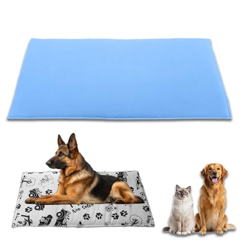 NEO SOLVO Wendekissen für Hunde und Katzen – weiche und saugfähige Fleece-Vorderseite und glatte und frische Seite aus Polyester – erhältlich in 3 Farben und 4 Größen von NEO SOLVO