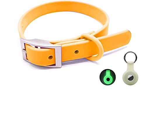 NEO+ Verstellbares Silikon-Hundehalsband mit im Dunkeln leuchtendem Tracer/AirTag-Halter. Aus weichem, gummibeschichtetem Gurtband. Es ist leicht zu reinigen. Passt für große Hunde NEO+ Verstellbares Silikon-Hundehalsband mit im Dunkeln leuchtendem Tracer/AirTag-Halter. Aus weichem, gummibeschichtetem Gurtband. Es ist leicht zu reinigen. Passt für große Hunde von NEO+
