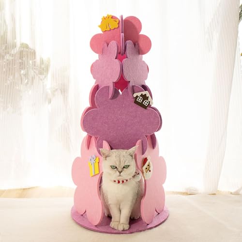 Das Neue Weihnachtsbaum-Filz-Nest, Katzennest, Vier Jahreszeiten, allgemein, verschleißfest, Kratzfest, Nicht leicht Fallen zu Lassen, Krümel, Netzwerk, rotes Katzennest (Color : Pink, Size : 40x78. Das Neue Weihnachtsbaum-Filz-Nest, Katzennest, Vier Jahreszeiten, allgemein, verschleißfest, Kratzfest, Nicht leicht Fallen zu Lassen, Krümel, Netzwerk, rotes Katzennest (Color : Pink, Size : 40x78. von NEOFEN