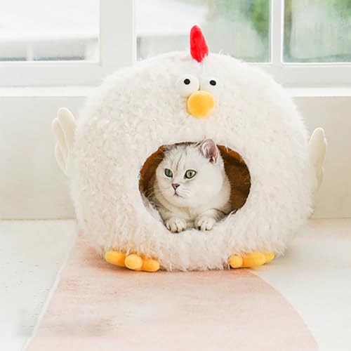 Herbst und Winter Neues Katzennest Kreatives kleines Lamm-Haustierbett Fleece-gefüttertes warmes Hühnerkatzenhaus Hundehütte Herbst und Winter Neues Katzennest Kreatives kleines Lamm-Haustierbett Fleece-gefüttertes warmes Hühnerkatzenhaus Hundehütte von NEOFEN