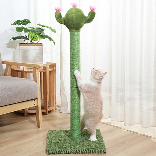 Kaktus-Kratzbaum – multifunktionaler vertikaler Kaktus-Kratzbaum | Kaktus-Katze-Klettergerüst | Schöner, stabil gestalteter Krallenkratzer für kleine Katzen Kaktus-Kratzbaum – multifunktionaler vertikaler Kaktus-Kratzbaum | Kaktus-Katze-Klettergerüst | Schöner, stabil gestalteter Krallenkratzer für kleine Katzen von NEOFEN