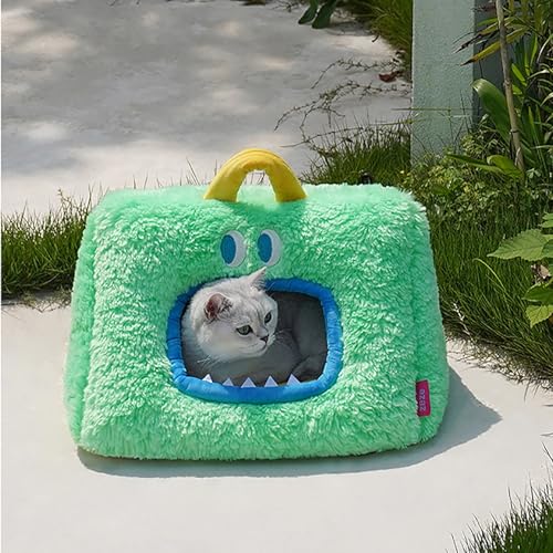 Katzenbetten für Wohnungskatzen, Katzenbetthöhle, Katzenhaus mit waschbarem Kissen, Katzenbett klein für Kätzchen, kleine Haustiere, Katzenzelt-Schlafbett, Katzenbettwärmer, Katzenbetten für Wohnungskatzen, Katzenbetthöhle, Katzenhaus mit waschbarem Kissen, Katzenbett klein für Kätzchen, kleine Haustiere, Katzenzelt-Schlafbett, Katzenbettwärmer, von NEOFEN