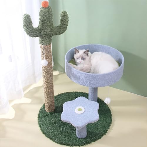 Kratzbaum Kaktus, Katzenklettergerüst, Katzennest, integriertes Katzenkratzbrett, Katzenbedarf, kleine Katzensprungplattform, Katzenturm Kratzbaum Kaktus, Katzenklettergerüst, Katzennest, integriertes Katzenkratzbrett, Katzenbedarf, kleine Katzensprungplattform, Katzenturm von NEOFEN