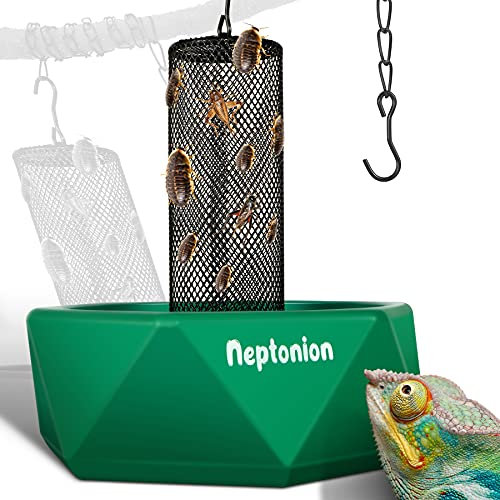 NEPTONION hakbare Chamäleon-Futterschale Käfer Bar mit Säule für Beute zu Klettern und zu bewegen, geeignet für Eidechse, Bartagame, Leguan, Gecko, Kröte, Frosch NEPTONION hakbare Chamäleon-Futterschale Käfer Bar mit Säule für Beute zu Klettern und zu bewegen, geeignet für Eidechse, Bartagame, Leguan, Gecko, Kröte, Frosch von NEPTONION