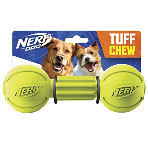 Nerf Hunde-Kau-Spielzeug in Hantel-Form von NERF
