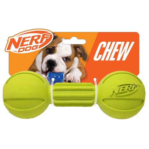 Nerf Hunde-Kau-Spielzeug in Hantel-Form von NERF