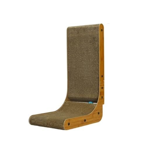 Katzenkratzbrett Golfpapier L-Form Cat Scratcher Vertikale Katzenkratzbrett Für Innenkatzen Katzenkratzbaum Kratzbrett(50x25x22cm) von NESPIQ