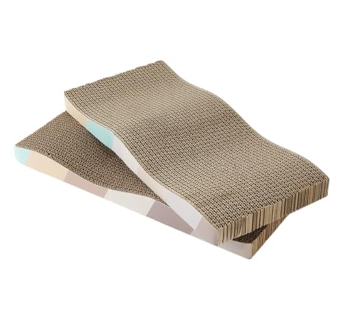 NESPIQ Kratzbrett Katzen 2 Stück Katzenkratzbrett Aus Pappe for Katzen, Gewellte Katzenkratzbretter for Schutz Von Möbeln Katzenkratzbretter NESPIQ Kratzbrett Katzen 2 Stück Katzenkratzbrett Aus Pappe for Katzen, Gewellte Katzenkratzbretter for Schutz Von Möbeln Katzenkratzbretter von NESPIQ