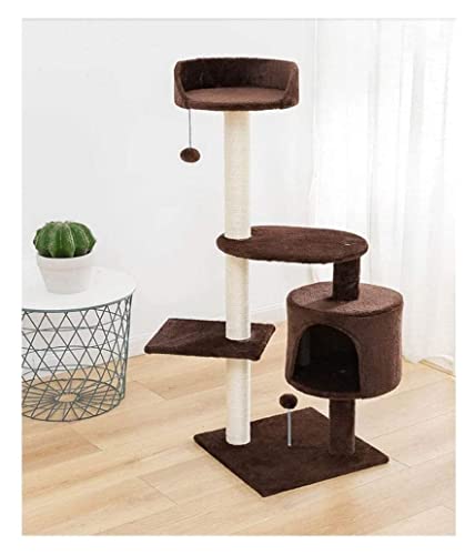 NESPIQ Katzenkratzbaum Katzenmöbel Mehrstöckiger Kratzbaum, Aktivitätszentrum, Katzenturm-Möbel Mit Mit Sisal Überzogenen Kratzbäumen, Geräumige Katzenhöhle Für Katzen Kratzbaum Für Katzen(112cm) NESPIQ Katzenkratzbaum Katzenmöbel Mehrstöckiger Kratzbaum, Aktivitätszentrum, Katzenturm-Möbel Mit Mit Sisal Überzogenen Kratzbäumen, Geräumige Katzenhöhle Für Katzen Kratzbaum Für Katzen(112cm) von NESPIQ