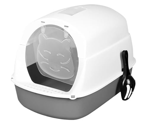 NESPIQ Katzentoilette Für Katzen Katze Mit Kapuze Und Deckel, Kätzchentöpfchen, Geschlossene Katzentoilette Mit Katzentoilette Vor Der Tür Katzenklo Für Katzen NESPIQ Katzentoilette Für Katzen Katze Mit Kapuze Und Deckel, Kätzchentöpfchen, Geschlossene Katzentoilette Mit Katzentoilette Vor Der Tür Katzenklo Für Katzen von NESPIQ