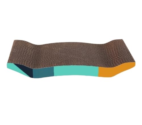 NESPIQ Kratzbrett Katzen Katzenkratzbrett Aus Pappe for Katzen Im Innenbereich, Katzenkratzbrett, Katzenkratzbrett Aus Pappe Katzenkratzbretter(D) von NESPIQ