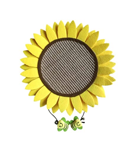 NESPIQ Kratzbrett Katzen Natürliche Sonnenblumen-Katzen-Kratzunterlage Sisal-Katzen-Kratzbrett-Haustier-Spielzeug-Schleifklaue-Haustierbedarf Katzenkratzbretter NESPIQ Kratzbrett Katzen Natürliche Sonnenblumen-Katzen-Kratzunterlage Sisal-Katzen-Kratzbrett-Haustier-Spielzeug-Schleifklaue-Haustierbedarf Katzenkratzbretter von NESPIQ