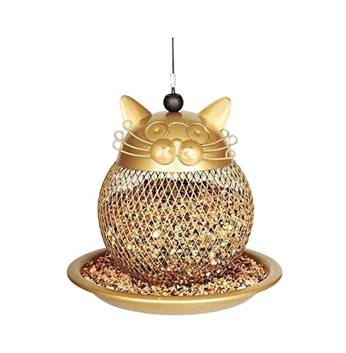 NESPIQ Vogelfutterhaus Balkon Garten Outdoor Hanging Bird Feeder Metallhaken Bird Feeding Supplies Bird Feeding Station Futterhaus Für Vögel von NESPIQ