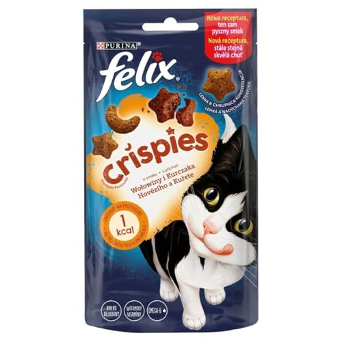 NESTLE POLSKA Delicia Felix Trockenfutter für Katzen, 45 g, Crispies Wołowina, Kura/8 NESTLE POLSKA Delicia Felix Trockenfutter für Katzen, 45 g, Crispies Wołowina, Kura/8 von NESTLE POLSKA