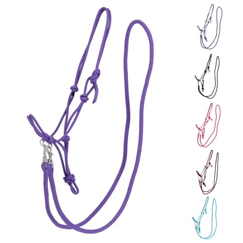 NETPROSHOP 1 Set Knotenhalfter und Seil-Zügel für gebissloses Reiten Gr. Shetty, Pony, Cob, Full, Groesse:Full, Farbe:Lila NETPROSHOP 1 Set Knotenhalfter und Seil-Zügel für gebissloses Reiten Gr. Shetty, Pony, Cob, Full, Groesse:Full, Farbe:Lila von NETPROSHOP